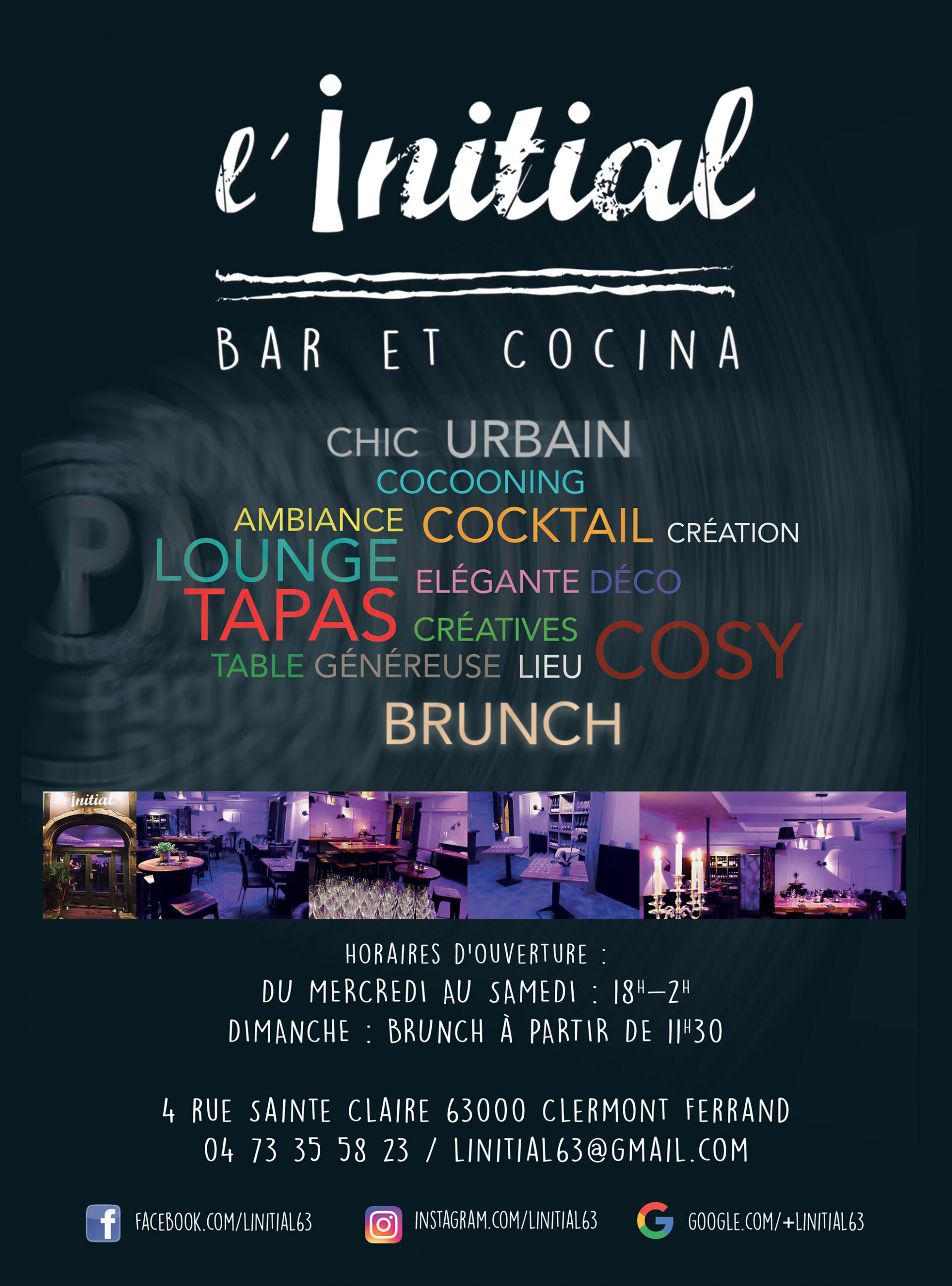 Affiche L'Initial- Clermont Ferrand