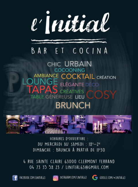 Affiche L'Initial- Clermont Ferrand