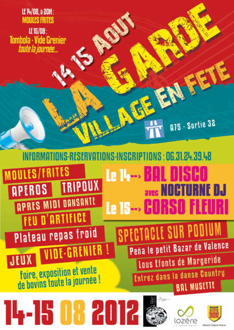 Affiche La Garde 2012