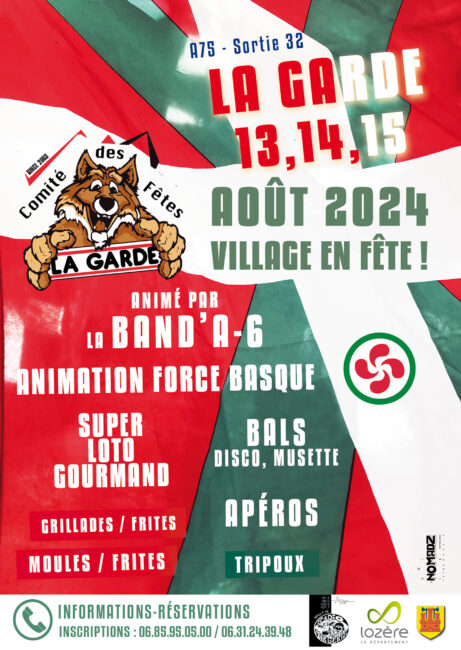 Affiche La Garde 2024